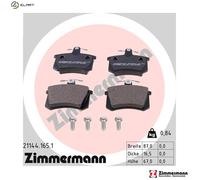 BRAKE PAD SET DISC BRAKE 21144.165.1 FOR AUDI 100/5000 V8 200 QUATTRO COUPE 2.0L