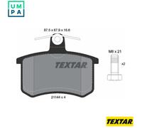 Brake pads 2114401 TEXTAR for ALFA ROMEO AUDI LANCIA FIAT