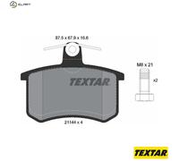BRAKE PAD SET DISC BRAKE 2114401 FOR AUDI 100/5000 V8 200 QUATTRO COUPE 2.0L 100