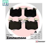 BRAKE PAD SET DISC BRAKE 21152.185.1 FOR MERCEDES-BENZ M274.920/264.920 2.0L GLC