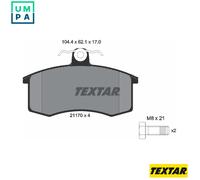 BRAKE PAD SET DISC BRAKE 2117002 FOR LADA VEGA CEVARO VOLUMES SAMARA/FORMA 1.3L