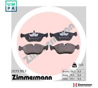 ZIMMERMANN 21273.195.1 Brake pad set
