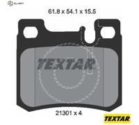 BRAKE PAD SET DISC BRAKE 2130103 FOR MERCEDES-BENZ M 102.910 1.8L 4cyl E-CLASS