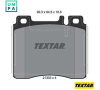 Brake pads 2130304 TEXTAR for MERCEDES-BENZ S-CLASS S-CLASS Coupe