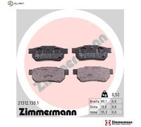 BRAKE PAD SET DISC BRAKE 21312.130.1 FOR HONDA INTEGRA/Hatchback CRX/Mk/II 1.5L