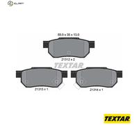 Brake Pads Set Rear 2131201 Genuine OE Textar 06022SP8000 586005148 1A002643Z