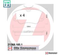 ZIMMERMANN 21368.185.1 Brake pad set