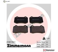 BRAKE PAD SET DISC BRAKE 21381.150.1 FOR CADILLAC SEAT IBIZA/Mk/II DAIMLER