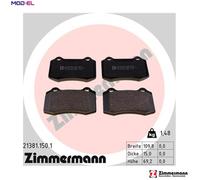 BRAKE PAD SET DISC BRAKE 21381.150.1 FOR CADILLAC SEAT IBIZA/Mk/II DAIMLER