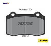 Genuine OE Textar Brake Pads Full Set Of 4 Front / Rear 2138102