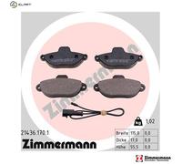ZIMMERMANN 21436.170.1 Brake pad set