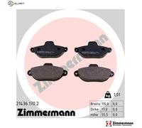 ZIMMERMANN 21436.170.2 Brake pad set