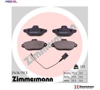 ZIMMERMANN 21436.170.3 Brake pad set