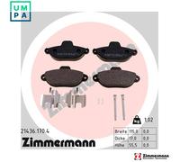 ZIMMERMANN 21436.170.4 Brake pad set