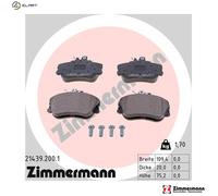 ZIMMERMANN 21439.200.1 Brake pad set