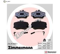 ZIMMERMANN 21439.900.1 Brake pad set