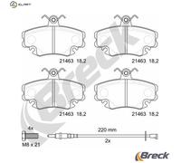 4x ✅Fits BRECK 21463 00 702 10 Brake Pad Set, disc brake 21463 00 70 ⭐UK Seller⭐