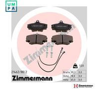 ZIMMERMANN 21463.180.2 Brake pad set
