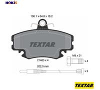 Textar Front Brake Pads fits Renault Super 5 9 11 18 19 20 21 25 Fuego Espace