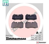 BRAKE PAD SET DISC BRAKE 21471.175.1 FOR BMW 8/E3/E31 M51D25 2.5L M52B28 2.8L