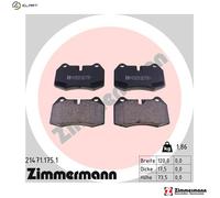 BRAKE PAD SET DISC BRAKE 21471.175.1 FOR BMW 8/E3/E31 M51D25 2.5L M52B28 2.8L
