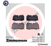 BRAKE PAD SET DISC BRAKE 21471.175.1 FOR BMW 8/E3/E31 M51D25 2.5L M52B28 2.8L