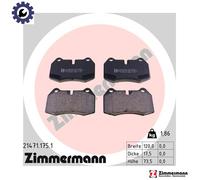 BRAKE PAD SET DISC BRAKE 21471.175.1 FOR BMW 8/E3/E31 M51D25 2.5L M52B28 2.8L
