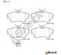 Brake pads 21479 00 703 00 BRECK for VW TRANSPORTER / CARAVELLE Mk IV Bus