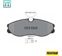 Textar Front Pads fits Nissan Largo Terrano Ford Maverick Vanette Cargo II Van