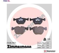 Brake pads 21486.190.1 ZIMMERMANN for BMW ALPINA