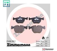 Brake pads 21486.190.1 ZIMMERMANN for BMW ALPINA