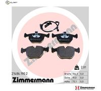 BRAKE PAD SET DISC BRAKE 21486.190.2 FOR BMW 5/X/SAV/E3/E39/E34 X5/E53 2.0L 6cyl