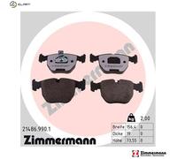 ZIMMERMANN 21486.990.1 Brake pad set
