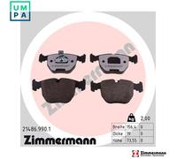 BRAKE PAD SET DISC BRAKE 21486.990.1 FOR ALPINA BMW 5/X/SAV/E3/E39/E34 7/E38 B10