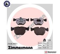 BRAKE PAD SET DISC BRAKE 21486.990.1 FOR ALPINA BMW 5/X/SAV/E3/E39/E34 7/E38 B10