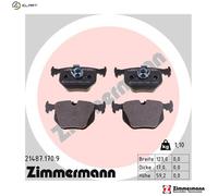 ZIMMERMANN 21487.170.9 Brake pad set