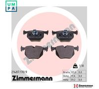ZIMMERMANN 21487.170.9 Brake pad set