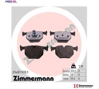 Brake pads 21487.970.1 ZIMMERMANN for BMW LAND ROVER