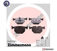 Brake pads 21487.970.1 ZIMMERMANN for BMW LAND ROVER