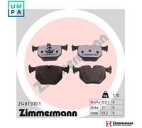 Brake pads 21487.970.1 ZIMMERMANN for BMW LAND ROVER
