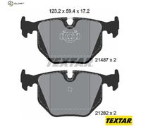 BRAKE PAD SET DISC BRAKE 2148701 FOR LAND ROVER RANGE/III/SUV/Mk ALPINA M57D30