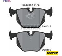 BRAKE PAD SET DISC BRAKE 2148703 FOR LAND ROVER RANGE/III/SUV/Mk BMW X3/E83 4.4L