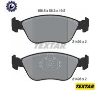 Brake pads 2149201 TEXTAR for VOLVO S70 V70 C70 I Coupe C70 I Convertible