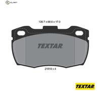 TEXTAR 2151902 Brake pad set