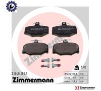 ZIMMERMANN 21545.155.1 Brake pad set