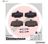 ZIMMERMANN 21545.155.1 Brake pad set