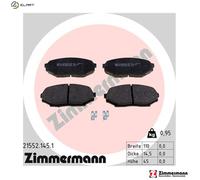 BRAKE PAD SET DISC BRAKE 21552.145.1 FOR MAZDA MX-5/MIATA/ROADSTER/ 1.6L 4cyl
