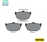 Genuine OE Textar Brake Pads Full Set Of 4 Rear 2155301