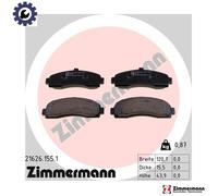 BRAKE PAD SET DISC BRAKE 21626.155.1 FOR NISSAN CGA3DE 1.3L CG10DE 1.0L 4cyl