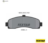 For Nissan Genuine OE Textar Brake Pads Full Set Of 4 Front 2162601
